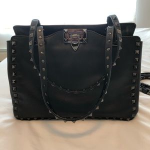 Valentino rockstud noir collection small bag